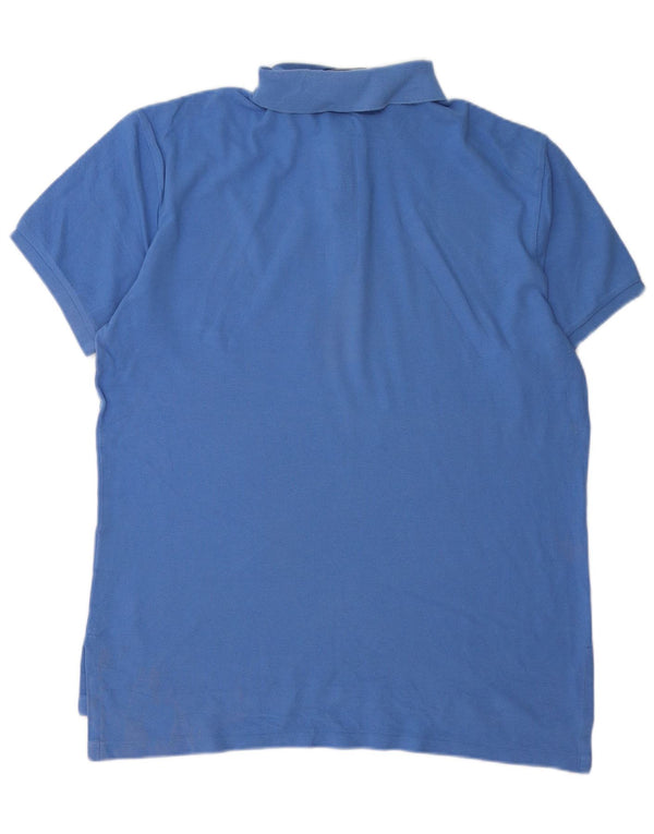 Polo Ralph Lauren Polo de ajuste personalizado para hombre, algodón azul grande