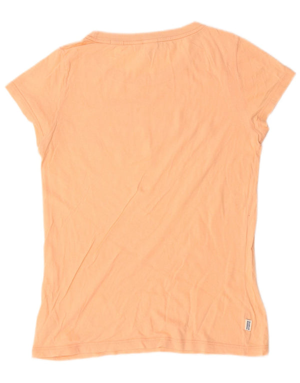 Franklin Marshall Camiseta gráfica para mujer Top UK 10 Small Beige