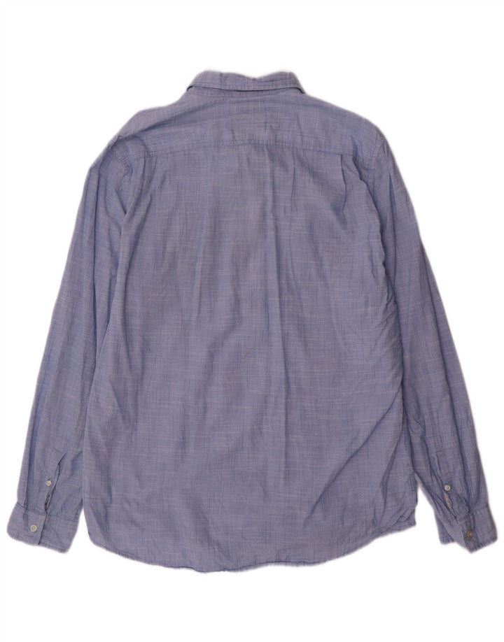 Guess Camisa tipo jersey de corte regular para hombre XL Algodón azul