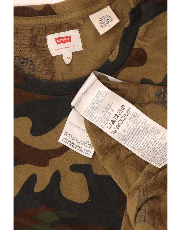 Camiseta Levi's Hombre Top Medium Multicolor Camuflaje Algodón