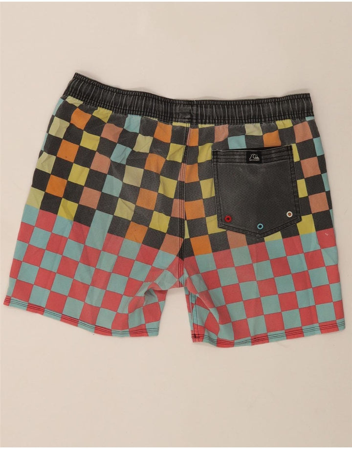 Bañador Quiksilver Hombre Mediano Poliéster Geométrico Multicolor