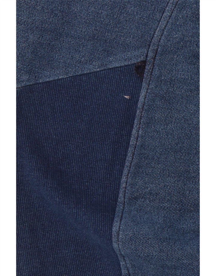 ZARA Hombre Pantalón Joggers Cropped XL Algodón Azul