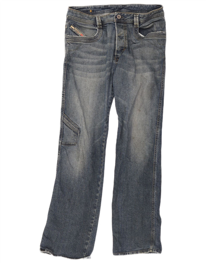 Diesel Jeans Cargo Bootcut Para Hombre W33 L33 Azul