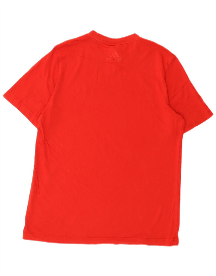 ADIDAS Camiseta gráfica para hombre Top Small Red Cotton