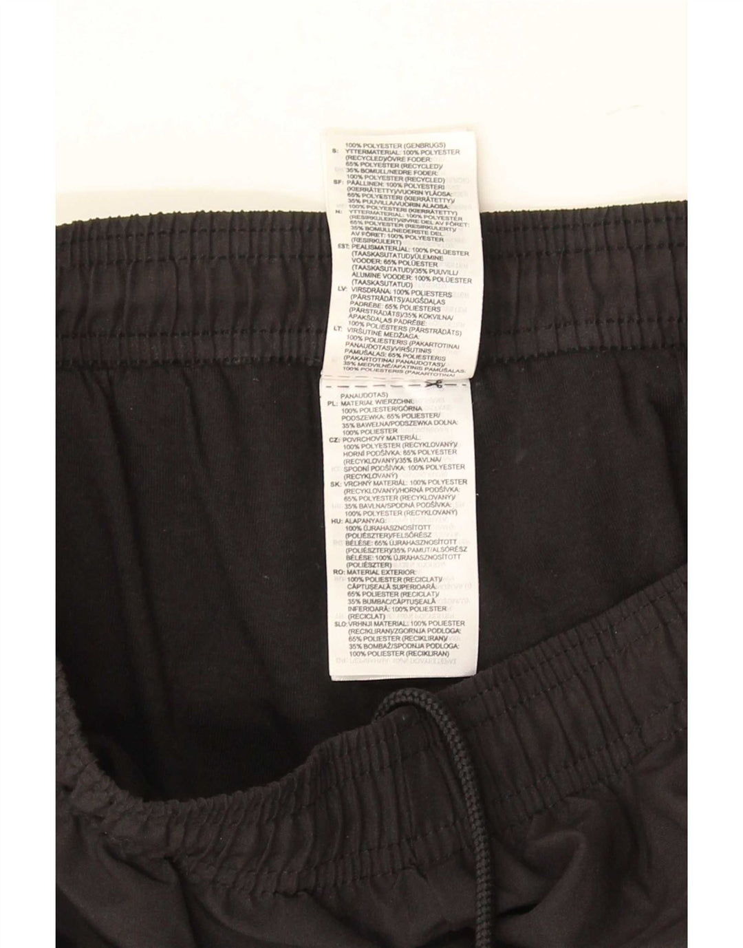 Adidas Hombre Pantalones De Chándal Joggers Small Negro Poliéster
