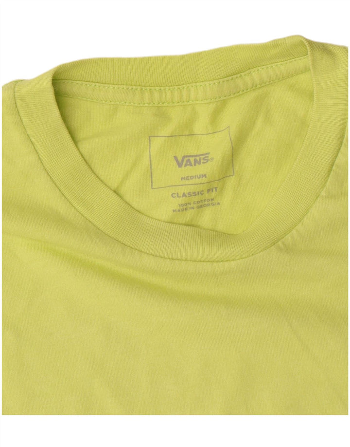 Vans Hombre Classic Fit Camiseta Top Algodón Verde Medio