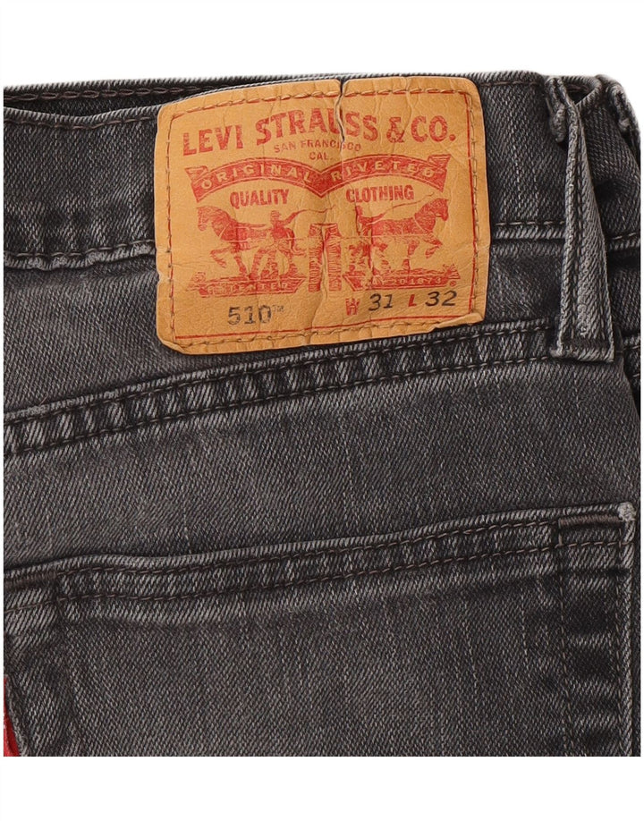 LEVI'S Jeans ajustados 510 para hombre W31 L32 Algodón gris