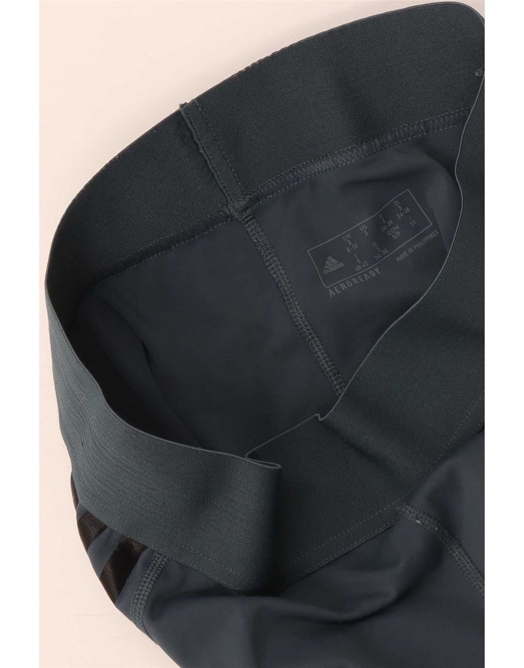 Adidas Mujer Aeroready Leggings Reino Unido 8/10 Pequeño Gris