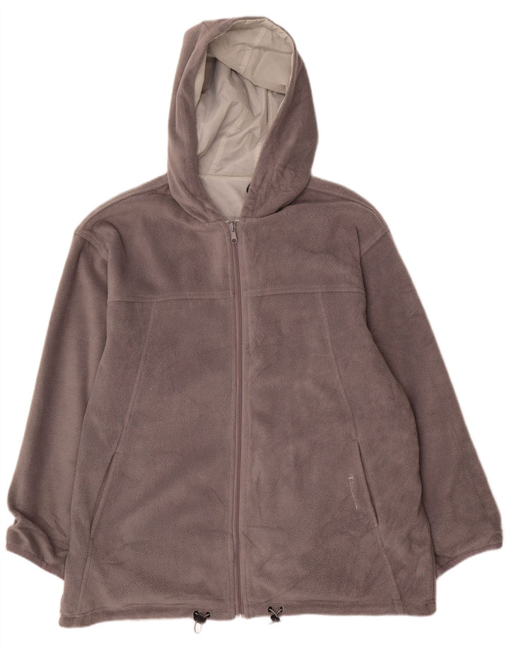 Champion Chaqueta polar reversible con capucha para hombre UK 44 2XL Poliéster gris