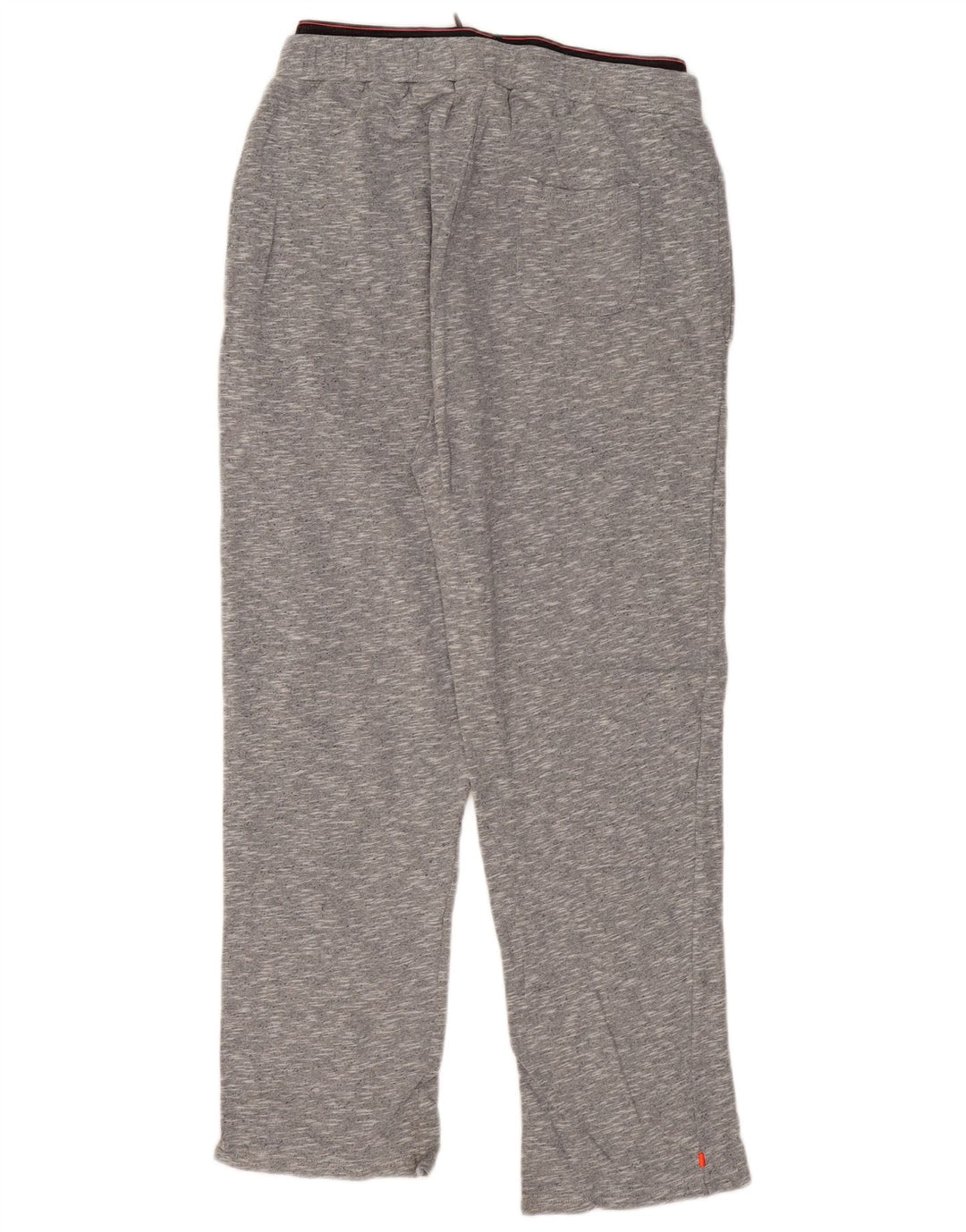 SUPERDRY Pantalón de chándal regular fit de algodón moteado gris medio para hombre
