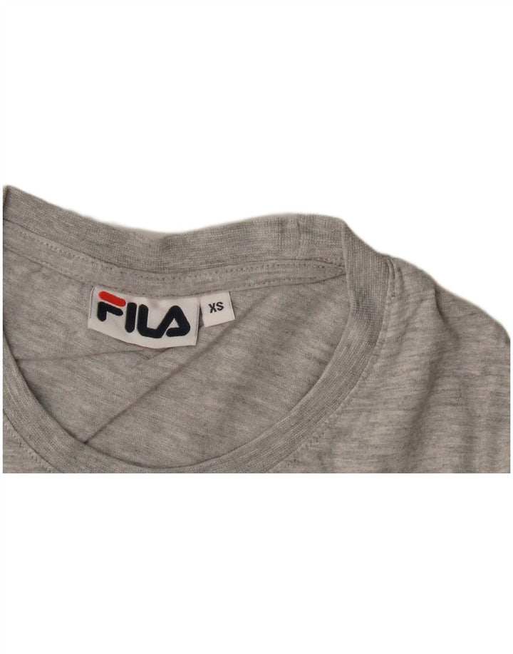 Fila Camiseta gráfica para hombre Top XS Gris moteado