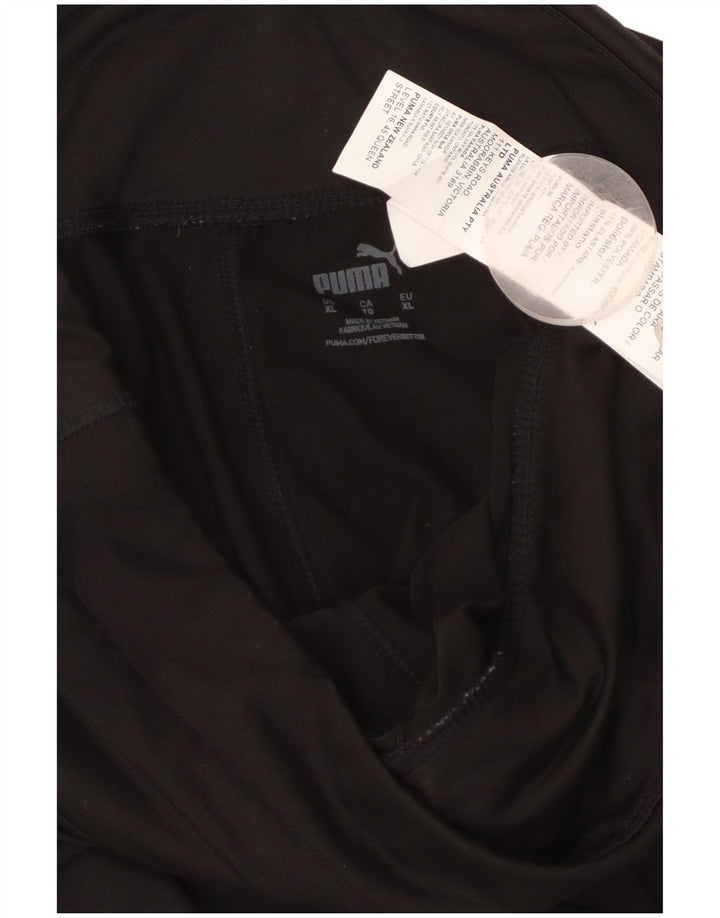 PUMA Pantalones de chándal para mujer Joggers UK 18 XL Poliéster negro