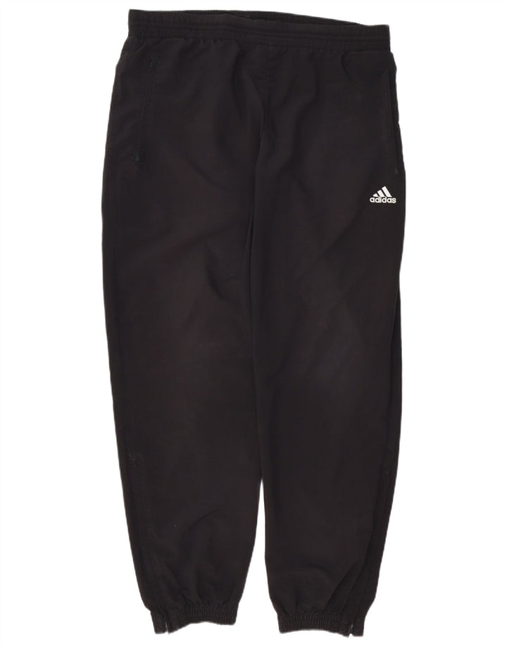 Adidas Hombre Pantalones De Chándal Joggers XL Negro Poliéster