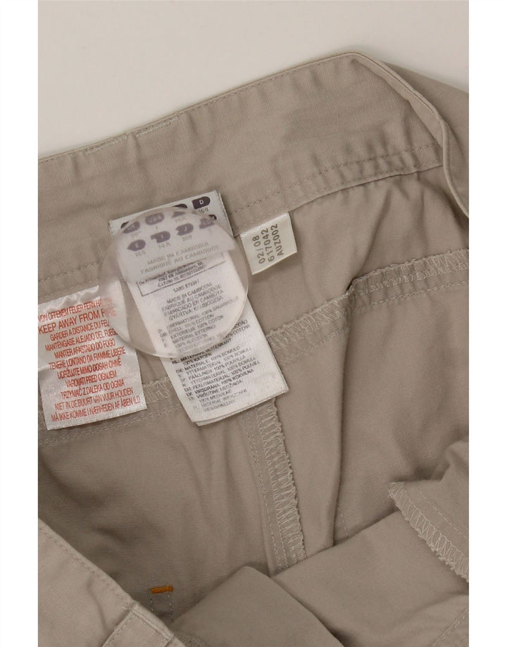 ADIDAS Pantalones cortos cargo para niños 13-14 años W30 Gris Algodón