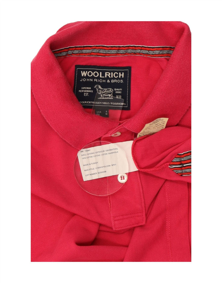 WOOLRICH Polo Hombre Small Rosa Algodón