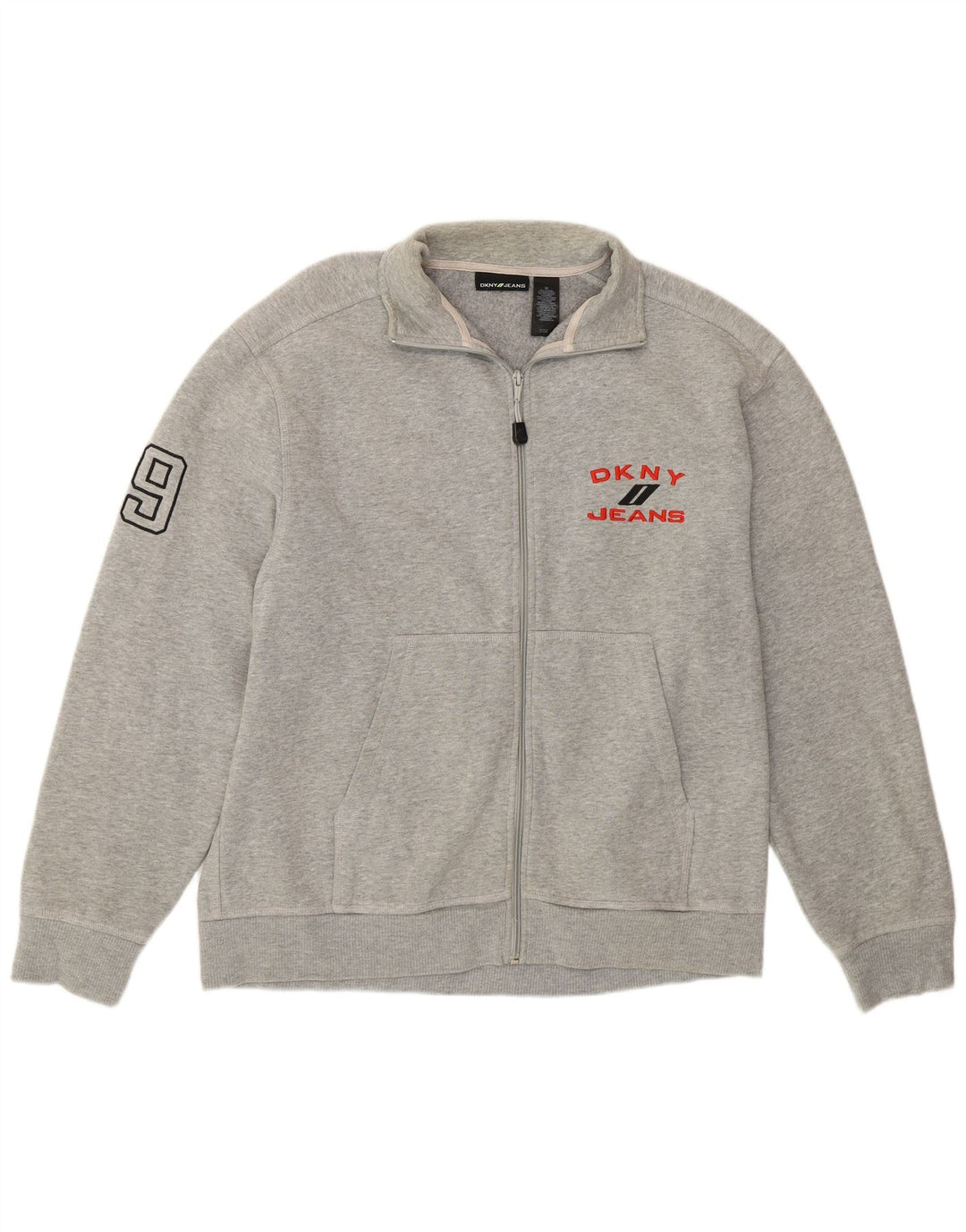 Dkny Chaqueta De Chándal Con Gráfico Para Hombre Algodón Gris Medio