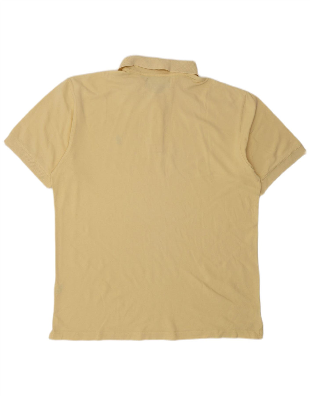 MARLBORO CLASSICS Polo para hombre grande de algodón amarillo