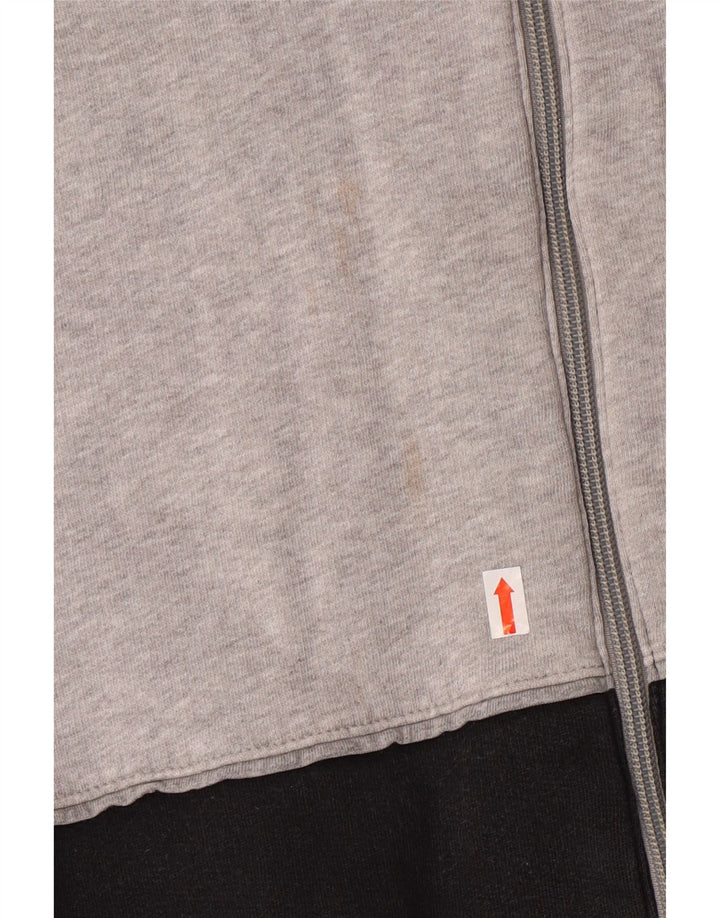 Nike Sudadera con capucha y cremallera gráfica para hombre UK 39/41 Medium Black Colourblock