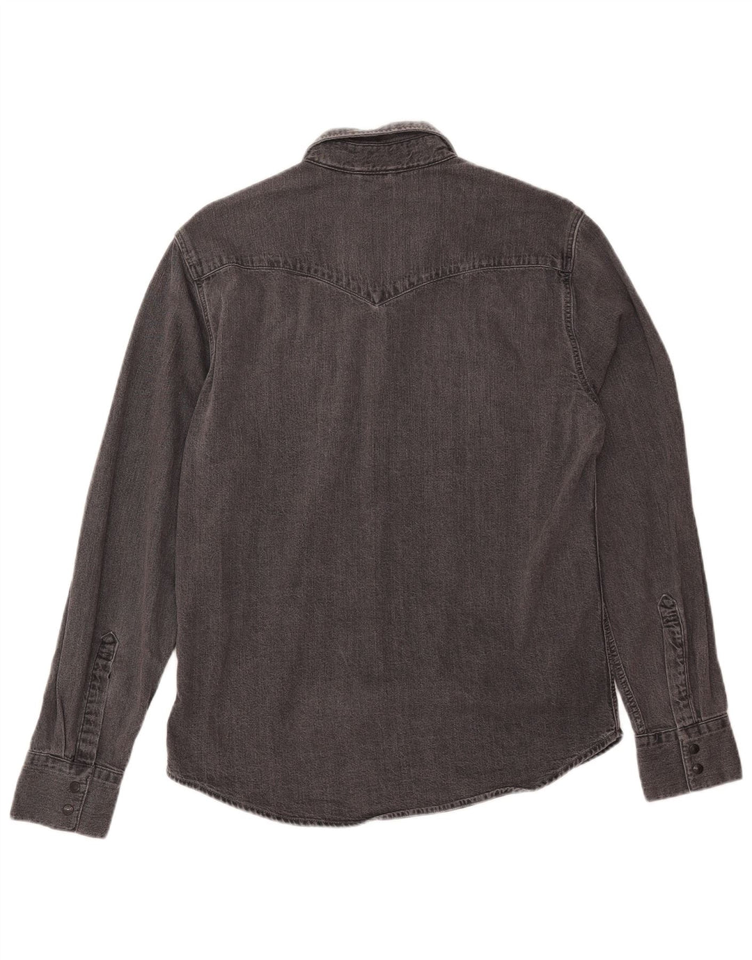 Levi's Hombre Camisa Vaquera De Algodón Gris Medio