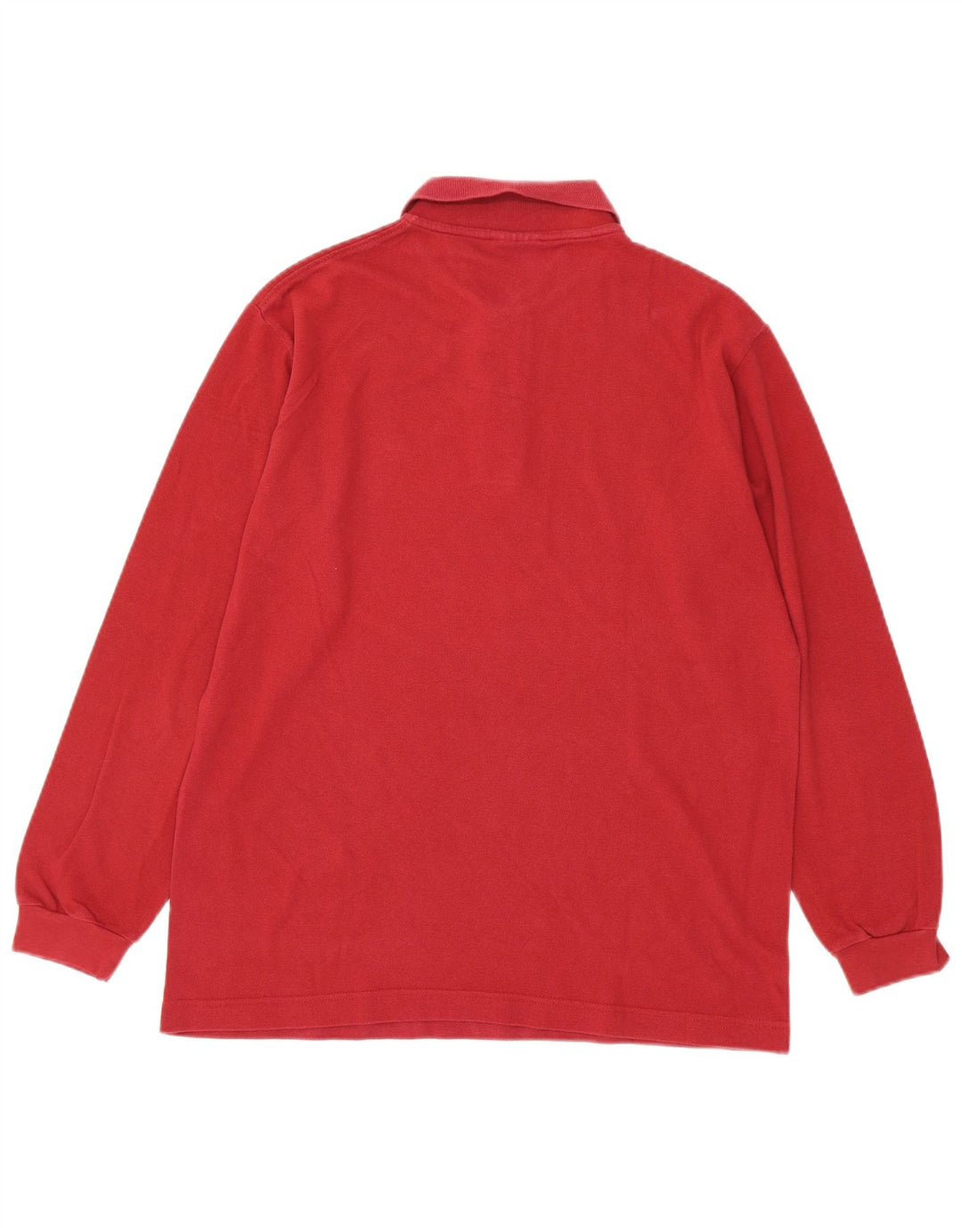 Kappa Polo De Manga Larga Para Hombre Algodón Rojo Medio