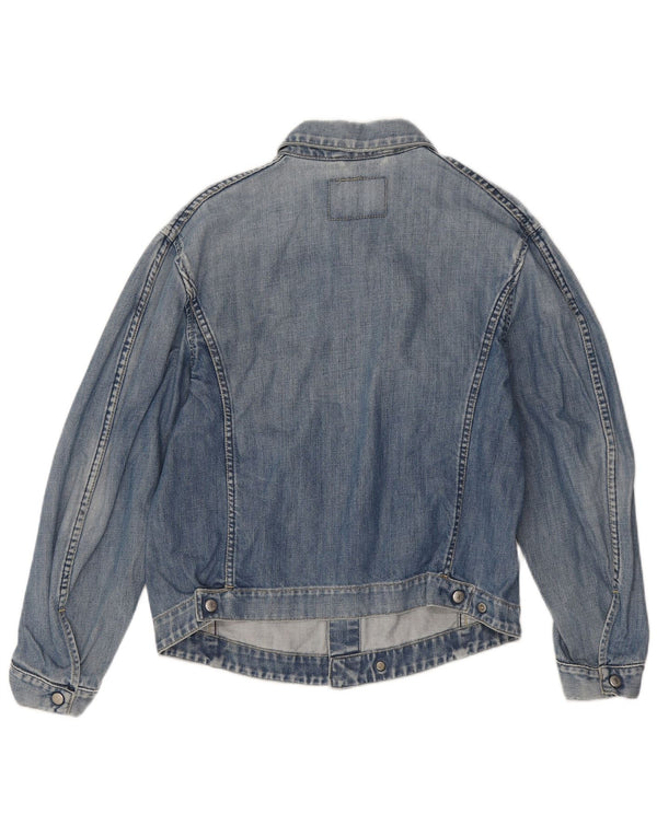 Levi's Chaqueta vaquera de ingeniería para mujer Reino Unido 44 Algodón azul medio