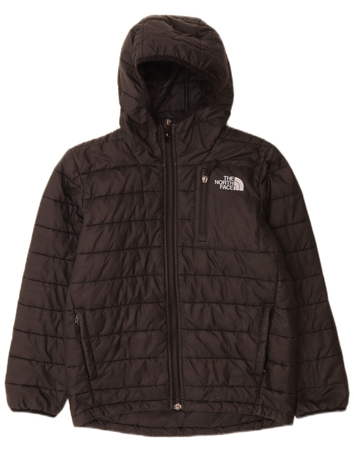 The North Face Chaqueta acolchada con capucha para niño 9-10 años Mediana Negro Poliéster