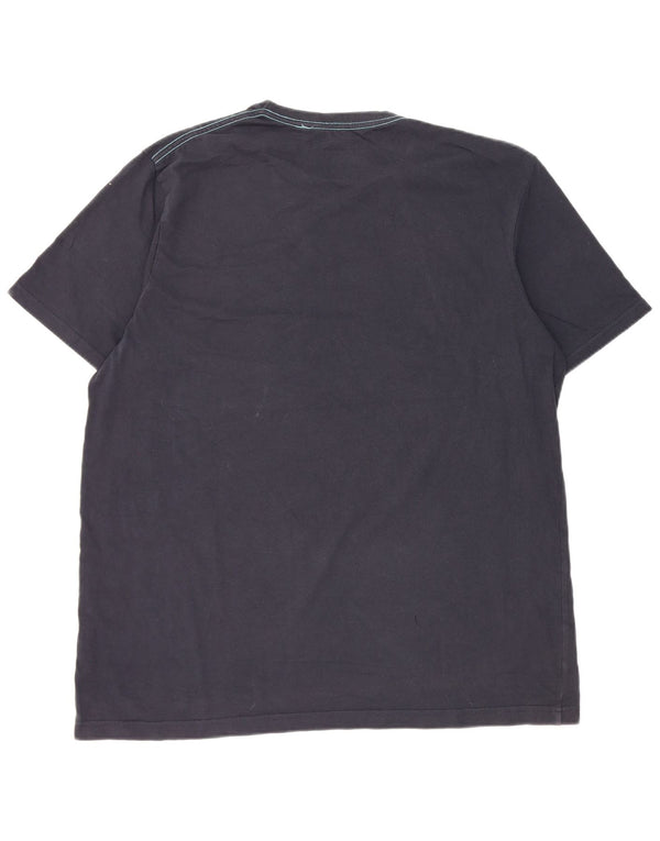 Mountain Warehouse Camiseta gráfica para hombre Top XL Algodón azul marino