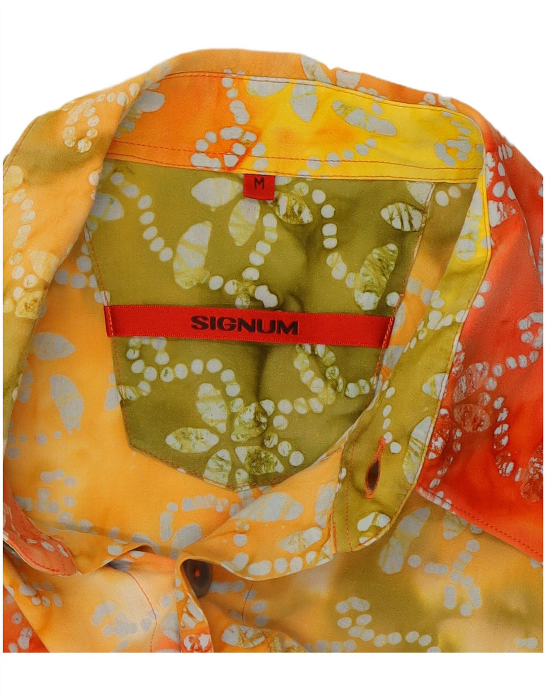 SIGNUM Camisa de manga corta para hombre mediana multicolor floral