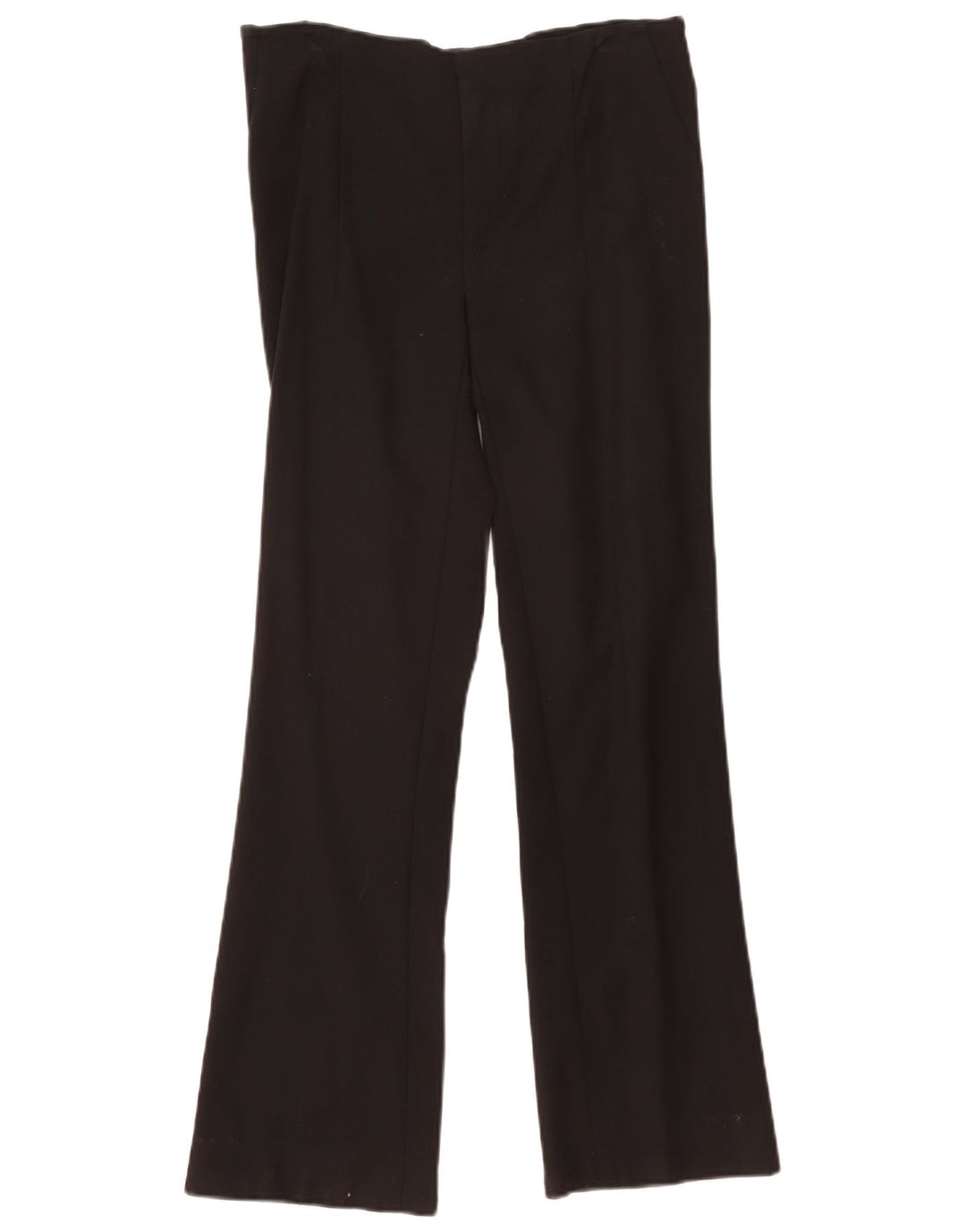 Zara Mujer Pantalón Casual Bootcut Mediano W30 L30 Algodón Negro