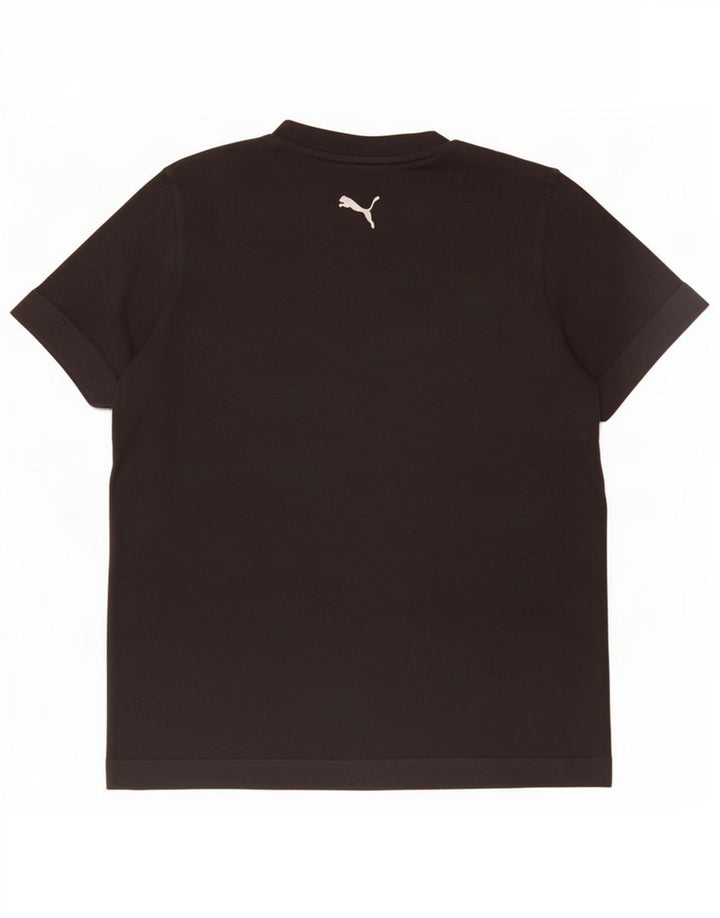 Puma - Camiseta gráfica para hombre, talla pequeña, color negro