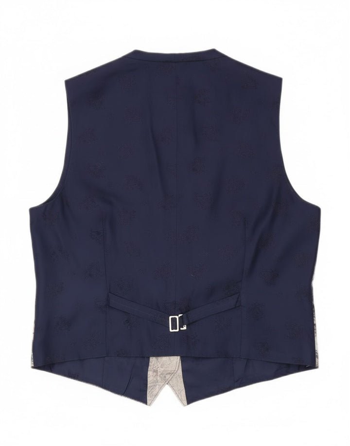 Julius Lang Chaleco de hombre IT 52 Large Viscosa patchwork multicolor