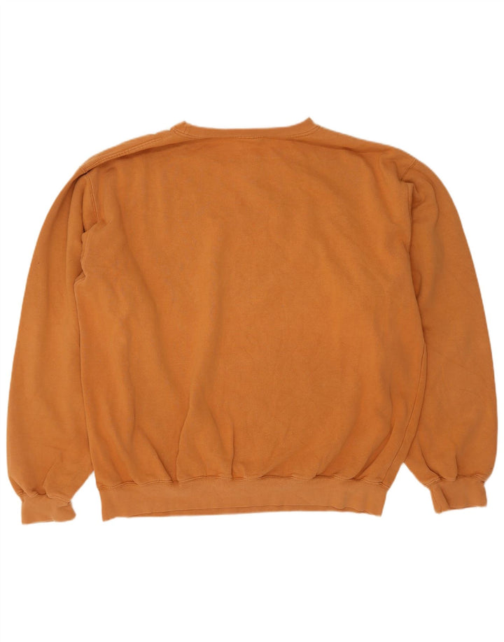 Timberland - Sudadera gráfica para hombre, jersey grande de algodón naranja
