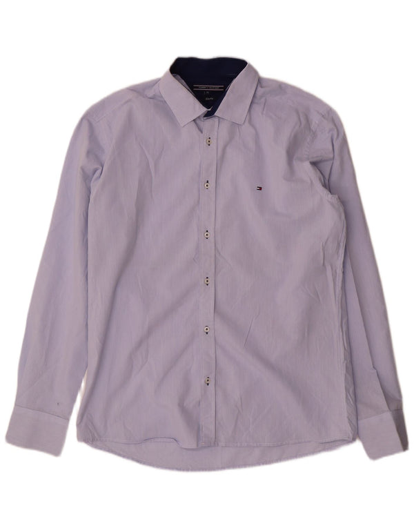 Camisa Tommy Hilfiger Hombre Slim Fit XL Algodón Azul