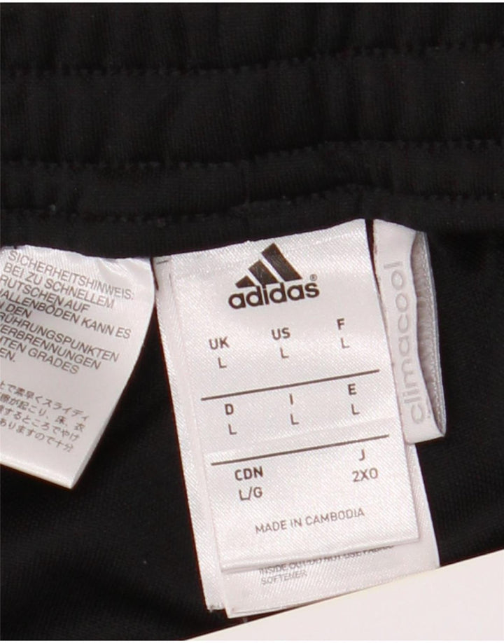 Adidas Mens Climacool Chándal Pantalones Grande Negro Poliéster