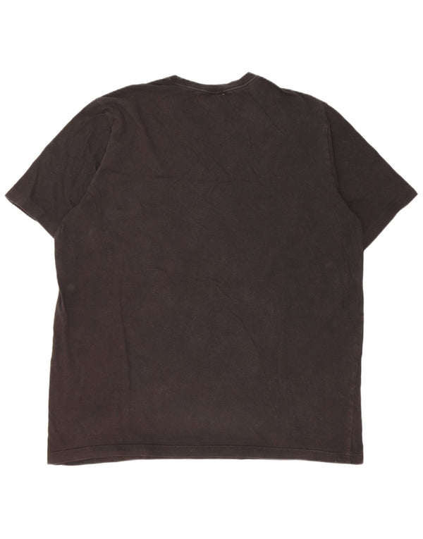 Adidas Hombre Camiseta Gráfica Top XL Algodón Negro