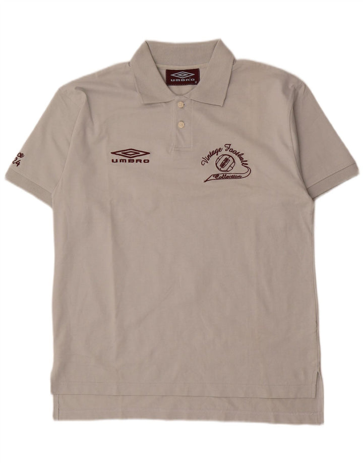 Umbro Polo Gráfico De Algodón Gris Medio Hombre