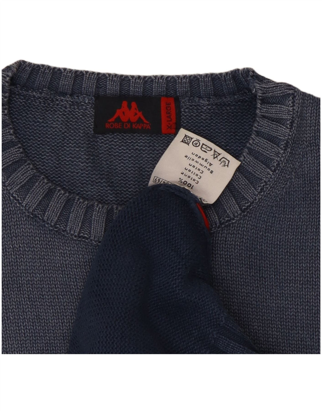 Kappa Hombre Chaleco Tank Top XL Azul Algodón