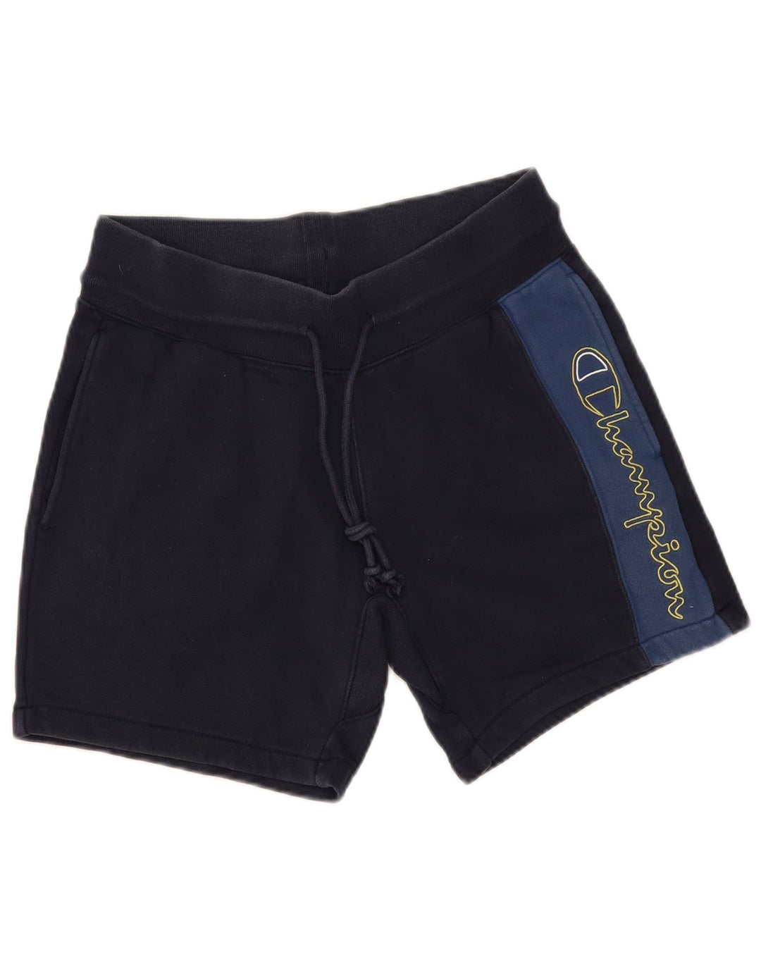 Champion Shorts deportivos con estampado gráfico en color azul marino mediano para hombre