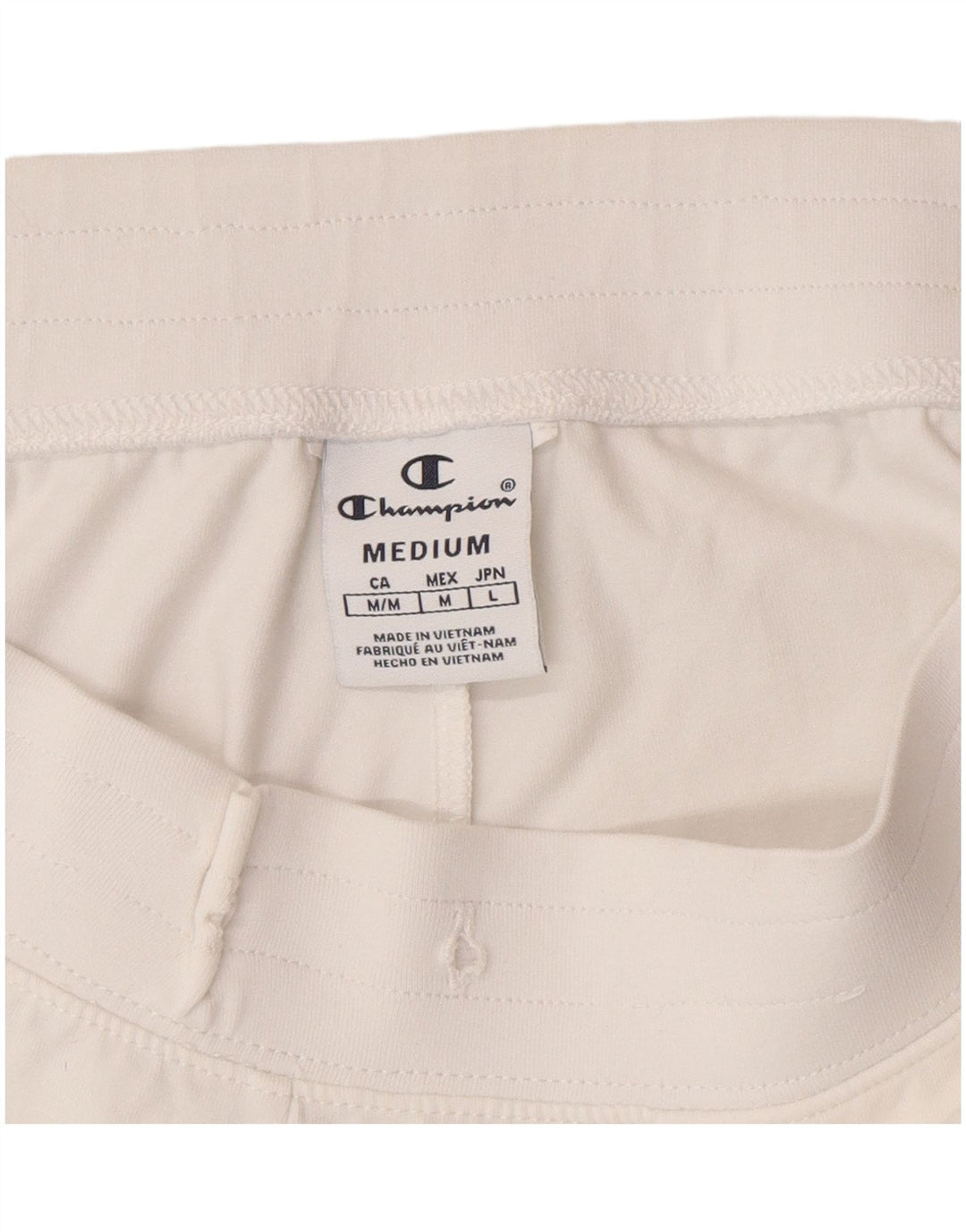 Champion Pantalones Cortos Deportivos Gráficos para Mujer UK 12 Medium White