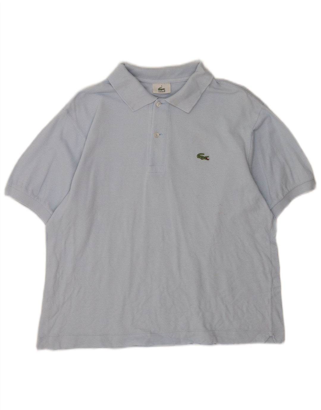 Polo Lacoste para hombre talla 4 algodón azul medio