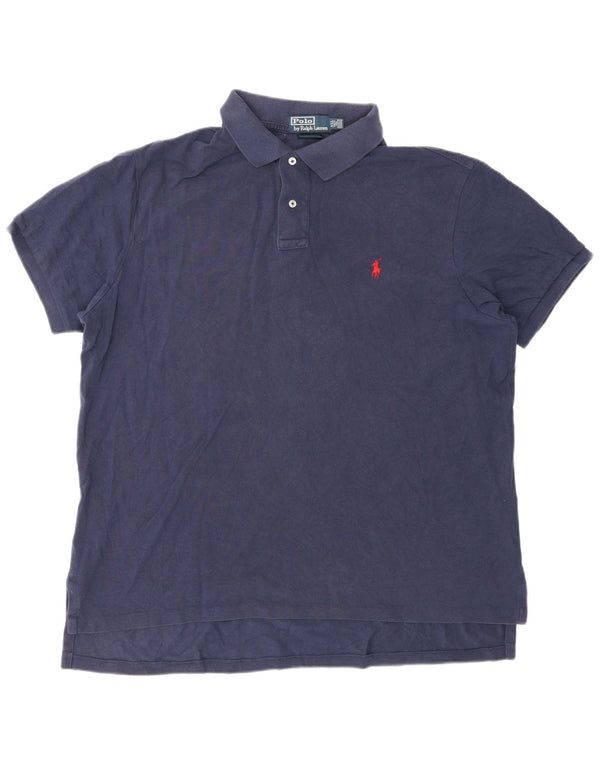 Polo Ralph Lauren Polo de ajuste personalizado para hombre 2XL Algodón azul marino
