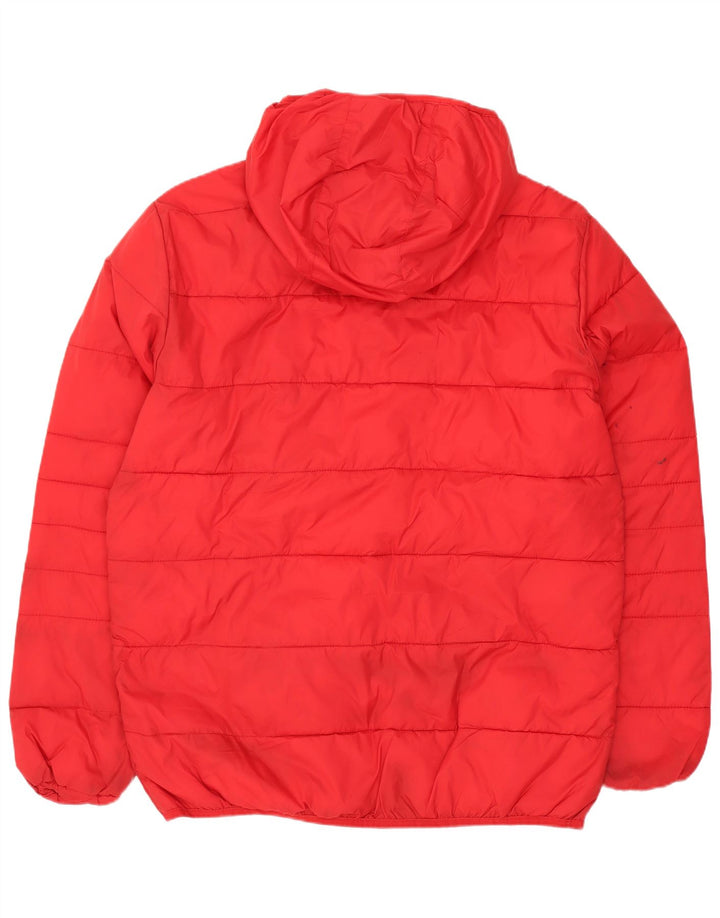JACK & JONES Chaqueta acolchada con capucha para hombre UK 40 Large Red