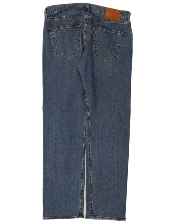 Levi's Hombre 501 Vaqueros Rectos W33 L32 Algodón Azul