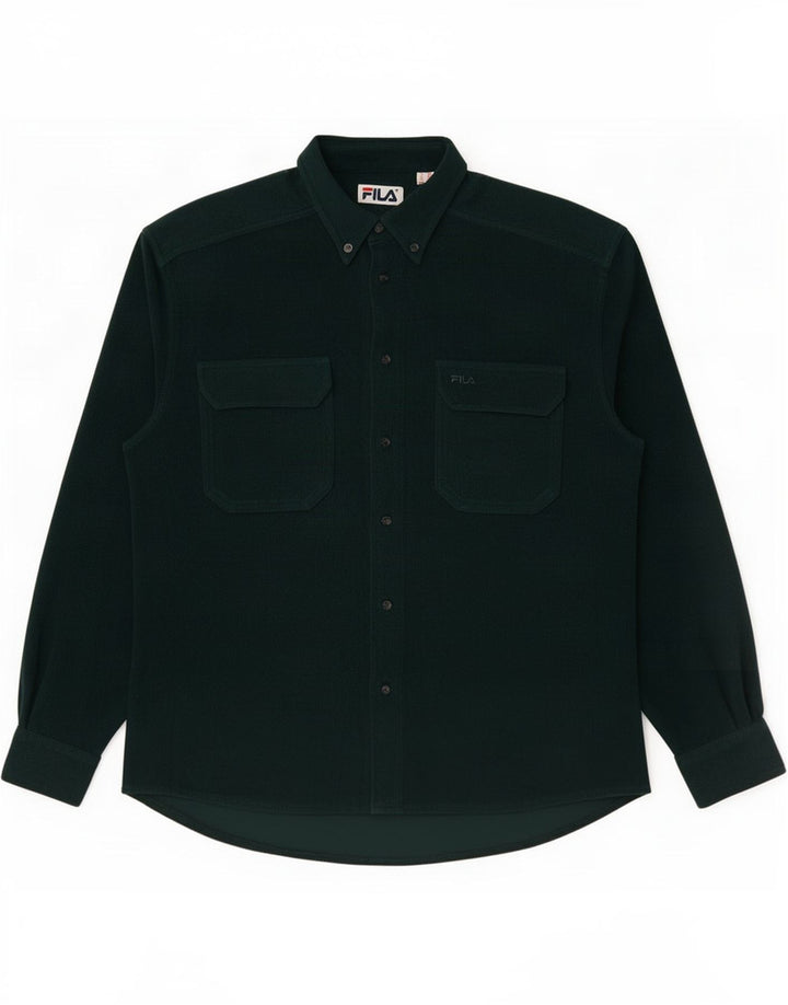 Fila Camisa Polar Hombre IT 50 Verde Medio