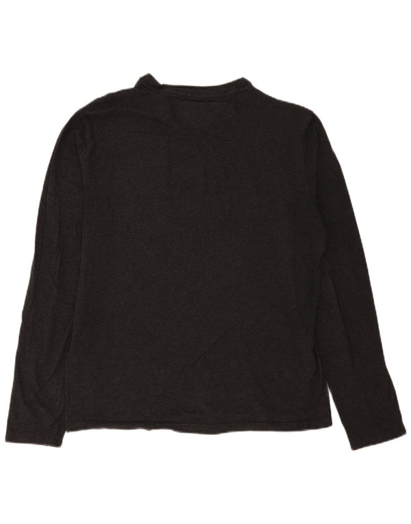Camiseta Tommy Hilfiger Hombre Manga Larga Algodón Gris Medio