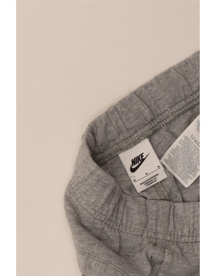Nike - Pantalones cortos deportivos para mujer, talla 40, algodón gris medio