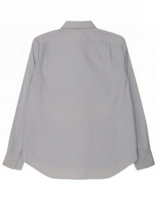Camisa Calvin Klein para hombre grande de algodón azul