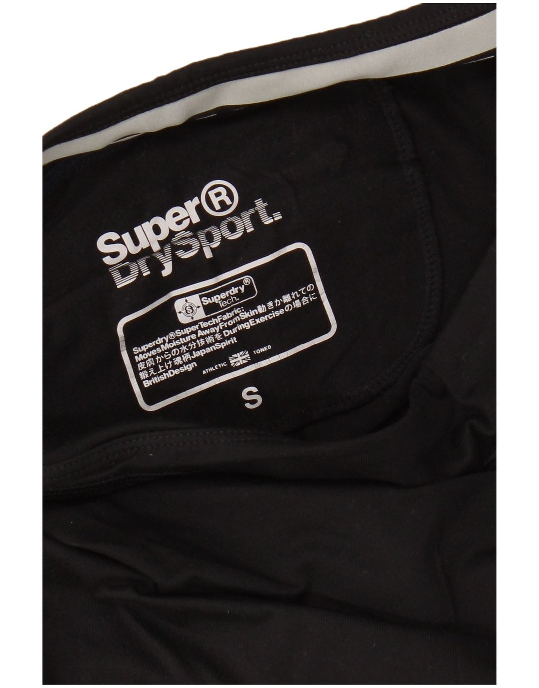SUPERDRY Leggings gráficos para mujer UK 40 Small Black