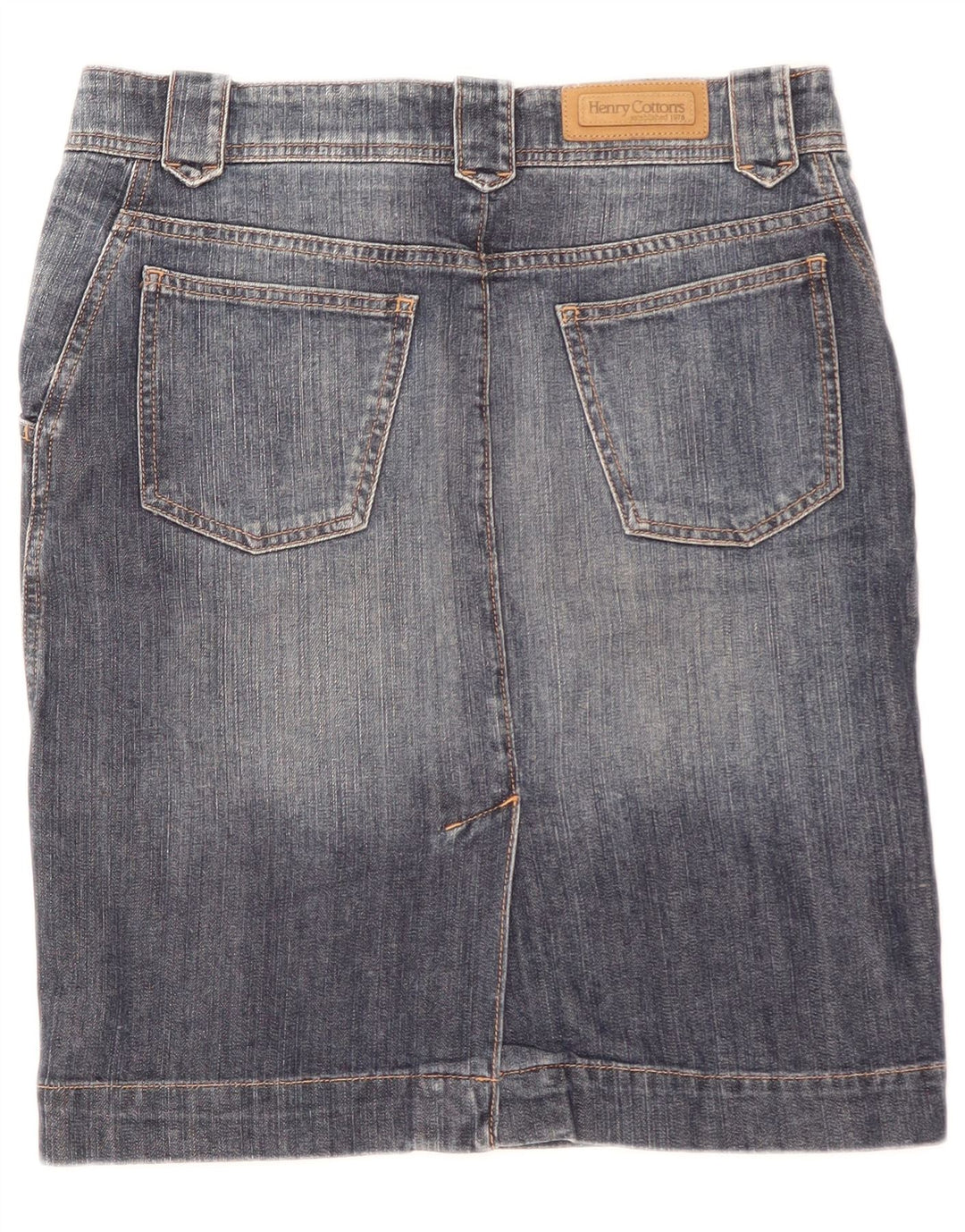 Henry Cottons Falda vaquera para mujer IT 42 Medium W30 Algodón azul