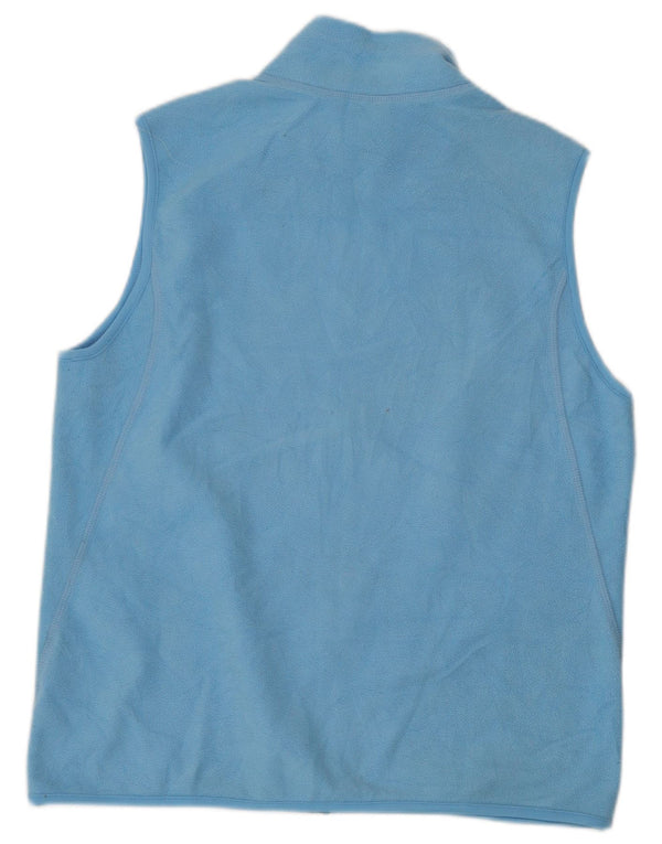 Nike - Chaleco polar para mujer (talla 40), poliéster azul grande